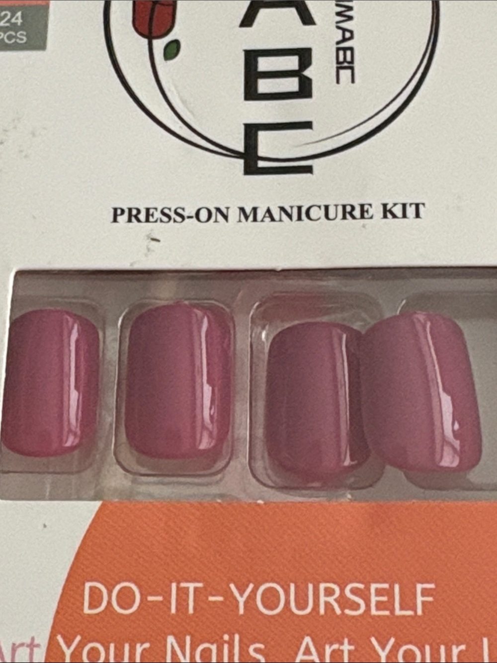 Press-On Manicure Kit - Pink Ombre (24 pcs) - Picture 2 of 2